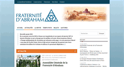 Desktop Screenshot of fraternite-dabraham.com